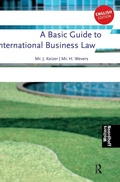 Cover: A Basic Guide to International Business Law - Routledge