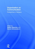 Cover: Organization as Communication - Routledge