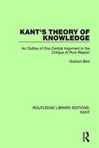 Enlarge image Cover: Kant's Theory of Knowledge - Routledge