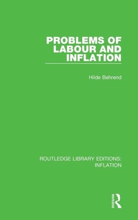 Enlarge image Cover: Problems of Labour and Inflation - Routledge
