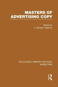 Cover: Masters of Advertising Copy (RLE Marketing) - Routledge