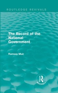 Cover: The Record of the National Government - Routledge