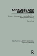 Cover: Annalists and Historians - Routledge