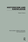 Cover: Historicism and Knowledge - Routledge