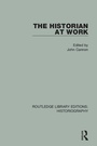 Cover: The Historian At Work - Routledge