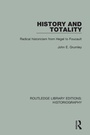 Cover: History and Totality - Routledge
