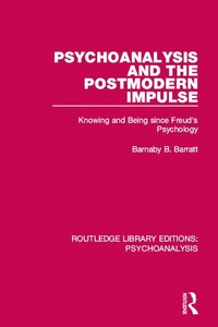 Enlarge image Cover: Psychoanalysis and the Postmodern Impulse - Routledge