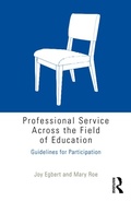 Cover: Professional Service Across the Field of Education - Routledge
