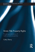Cover: Strata Title Property Rights - Routledge