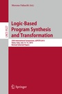 Cover: Logic-Based Program Synthesis and Transformation - Springer