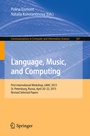 Cover: Language, Music, and Computing - Springer