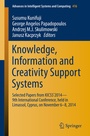 Cover: Knowledge, Information and Creativity Support Systems - Springer