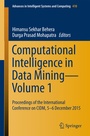 Cover: Computational Intelligence in Data Mining-Volume 1 - Springer