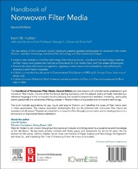 Enlarge image Cover: Handbook of Nonwoven Filter Media - Butterworth-Heinemann