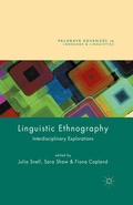 Cover: Linguistic Ethnography - Palgrave Macmillan