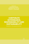 Cover: Corporate Governance, Responsibility and Sustainability - Palgrave Macmillan