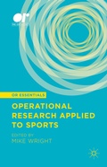 Cover: Operational Research Applied to Sports - Palgrave Macmillan