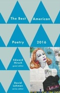 Cover: Best American Poetry 2016 - Scribner