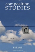 Cover: Composition Studies 43.2 (Fall 2015) - Parlor Press