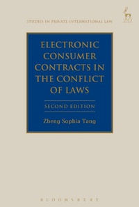 Abbildung von: Electronic Consumer Contracts in the Conflict of Laws - Hart Publishing