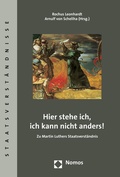 Cover: Hier stehe ich, ich kann nicht anders! - Nomos
