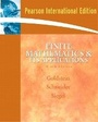 Cover: Finite Mathematics and Its Application - Pearson