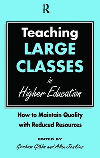 Enlarge image Cover: Teaching Large Classes in Higher Education - Routledge Falmer