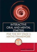 Cover: Interactive Oral and Mental Starters for the Key Stage 3 Mathematics Framework Year 8 - Hodder Education