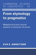 Cover: From Etymology to Pragmatics - Cambridge University Press