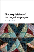 Cover: The Acquisition of Heritage Languages - Cambridge University Press
