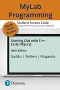 Cover: MyLab Programming with Pearson eText -- Standalone Access Card -- for Starting Out With C++ - Pearson