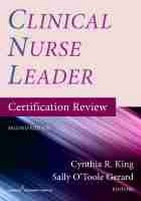 Abbildung von: Clinical Nurse Leader Certification Review - Springer Publishing Company