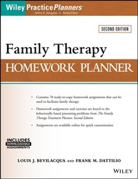 Enlarge image Cover: Family Therapy Homework Planner - Wiley