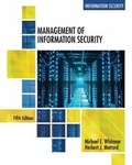 Cover: Management of Information Security - Course Technology Inc