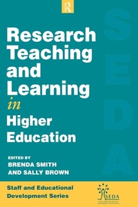 Enlarge image Cover: Research, Teaching and Learning in Higher Education - Routledge Falmer
