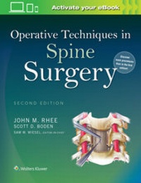 Enlarge image Cover: Operative Techniques in Spine Surgery - Lippincott Williams and Wilkins
