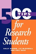 Cover: 500 Tips for Research Students - Routledge Falmer