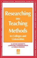 Cover: Researching into Teaching Methods - Routledge Falmer