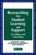 Cover: Researching into Student Learning and Support in Colleges and Universities - Routledge Falmer