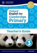 Cover: Oxford English for Cambridge Primary Teacher Book 3 - Oxford University Press