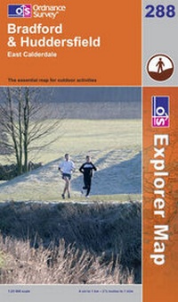 Abbildung von: Bradford and Huddersfield - Ordnance Survey