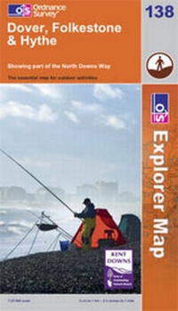 Abbildung von: Dover, Folkstone and Hythe - Ordnance Survey