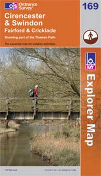 Abbildung von: Cirencester and Swindon, Fairford and Cricklade - Ordnance Survey