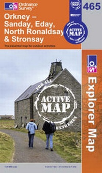 Abbildung von: Orkney - Sanday, Eday, North Ronaldsay and Stronsay - Ordnance Survey