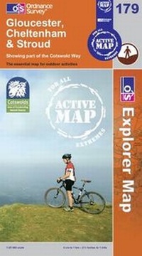 Abbildung von: Gloucester, Cheltenham and Stroud - Ordnance Survey