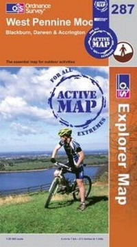 Abbildung von: West Pennine Moors, Blackburn, Darwen and Accrington - Ordnance Survey