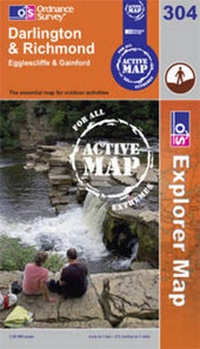 Abbildung von: Darlington and Richmond - Ordnance Survey