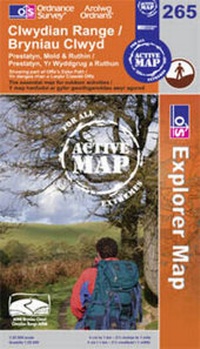 Abbildung von: Clwydian Range, Prestatyn, Mold and Ruthin - Ordnance Survey