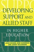 Cover: Developing Support and Allied Staff in Higher Education - Routledge Falmer