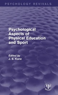 Cover: Psychological Aspects of Physical Education and Sport - Routledge